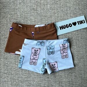 Gelato & Gummy Bear Euro Swim Trunks || Hugo Loves tiki